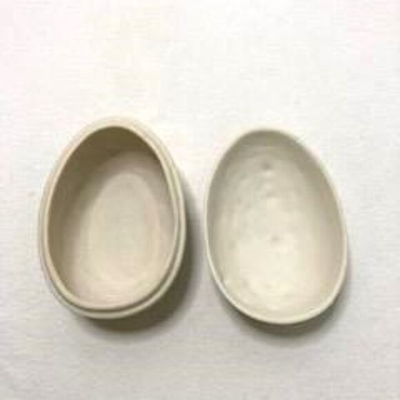 Vtg Hand Painted Easter Egg Candy Trinket Dish Ceramic - Picture 5 of 7